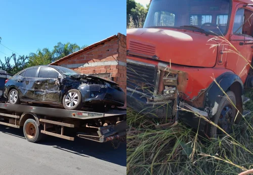 Acidente entre caminhão e carro deixa motorista morto em Luzimangues, TO