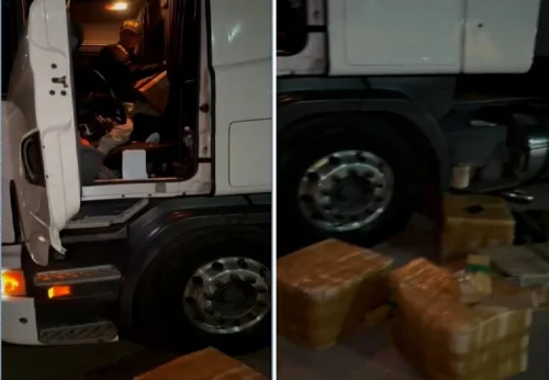 PRF apreende 700 kg de drogas em caminhão durante vistoria na BR-153, no TO