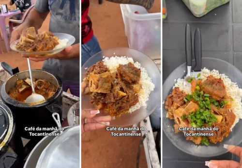 Chambari, prato típico do Tocantins, vira sucesso como café da manhã reforçado