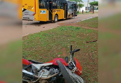 Motociclista de 24 anos morre após ser atingido por ônibus em Palmas