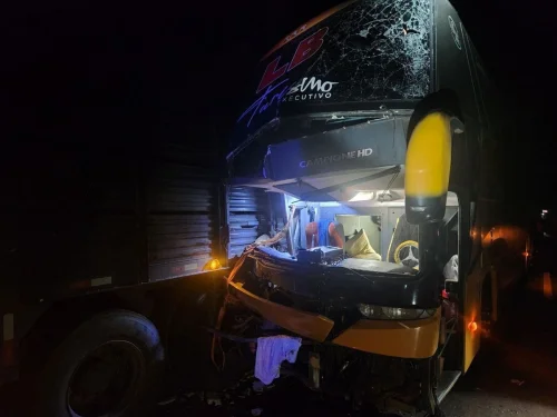 Ônibus de time de futebol percorre 1.755 km antes de acidente fatal no Tocantins