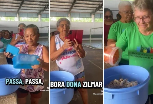 Idosas viralizam no TikTok com trend para montar salada de frutas em Tocantins