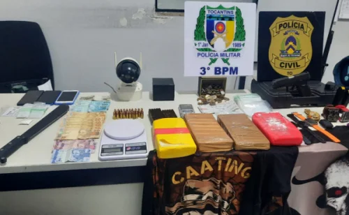 Operação Narke prende casal e apreende 3,6 kg de cocaína em Pedro Afonso