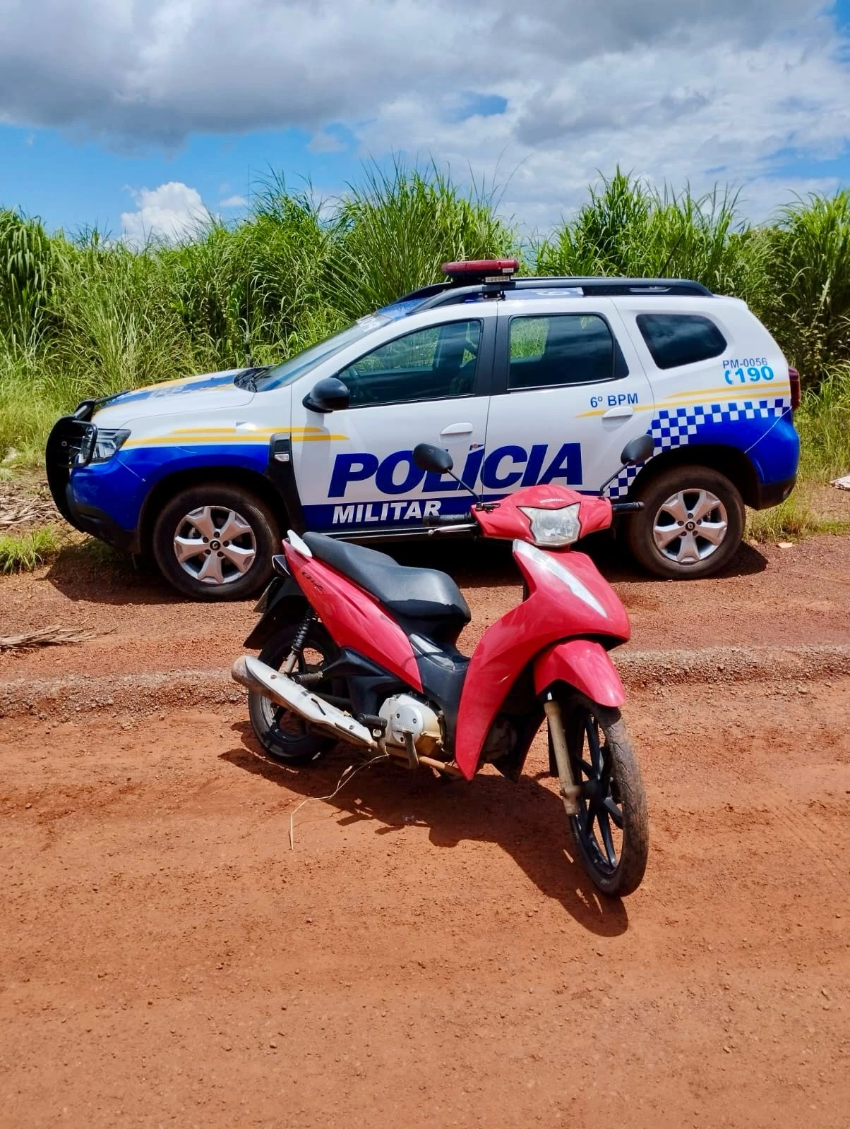 Polícia Militar recupera moto furtada no setor Janaína na região Sul de Palmas - Mobile View