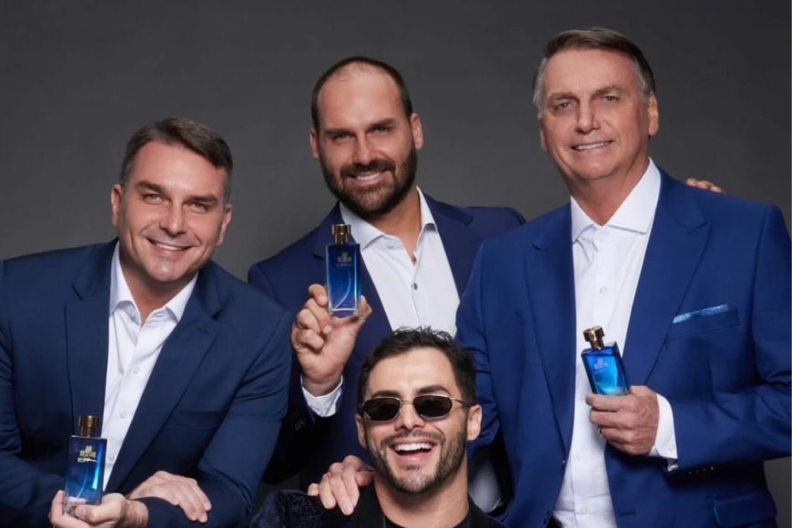 Ex-Presidente e filhos participam de campanha de perfume 'Mito' e geram polêmica