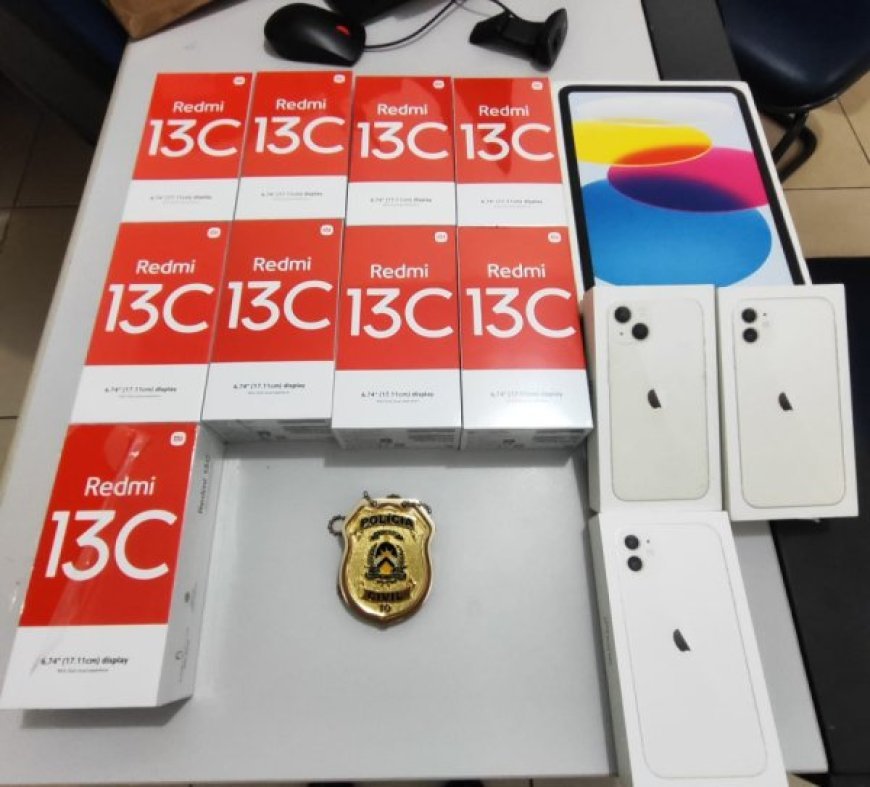 Polícia Civil de Gurupi recupera 13 celulares roubados e prende suspeitos