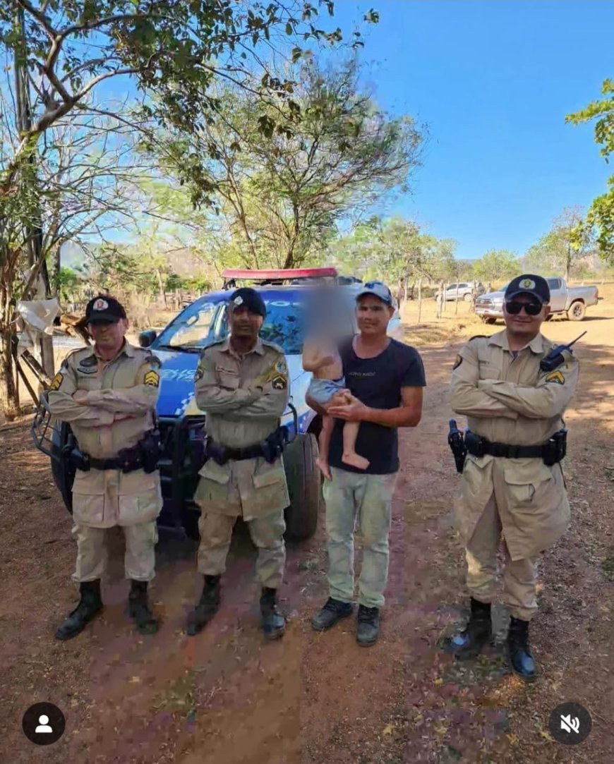 Menino de 2 anos é encontrado após desaparecer em fazenda na cidade de Palmas