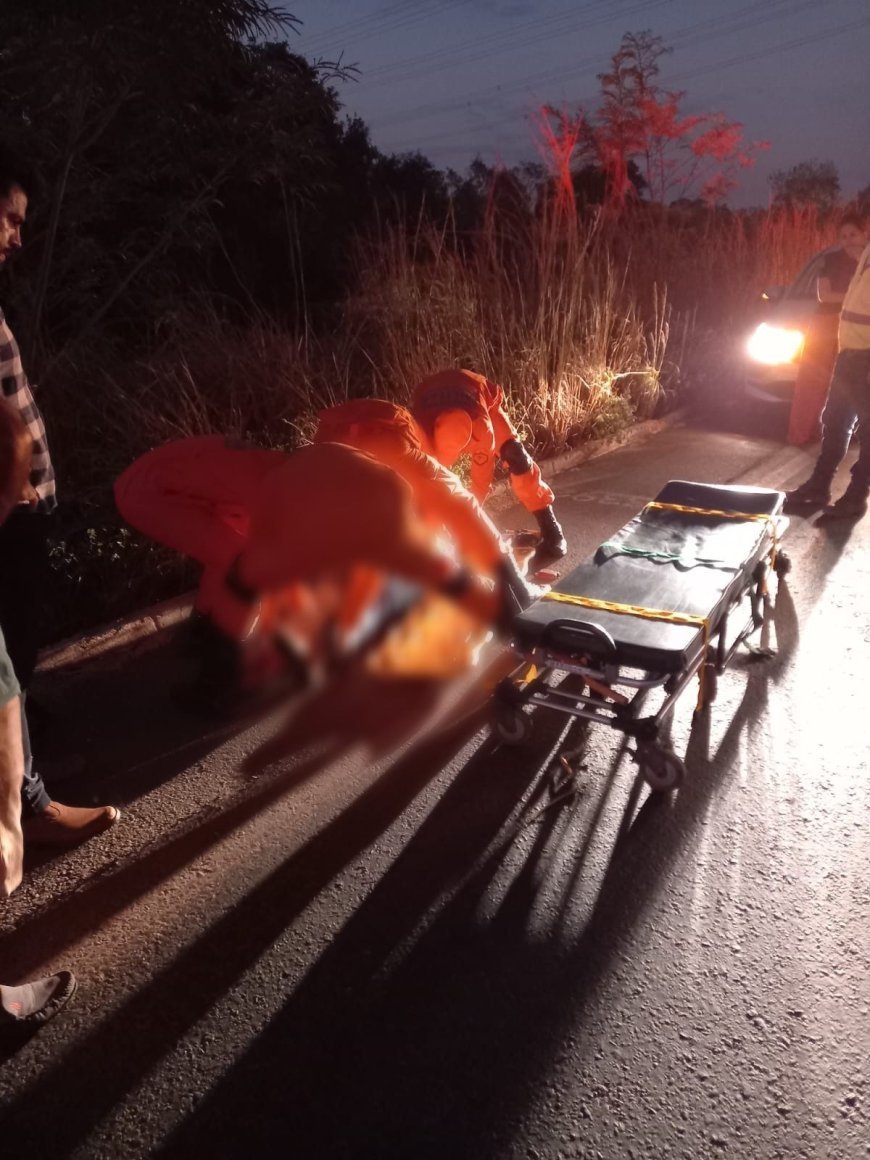 Motociclista ferido por roda de carretinha solta em acidente na TO-335, em Colinas do Tocantins.