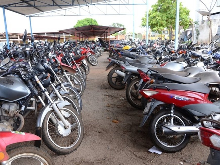 Detran Tocantins realiza leilão online com mais de 900 veículos, lances a partir de R$ 30.