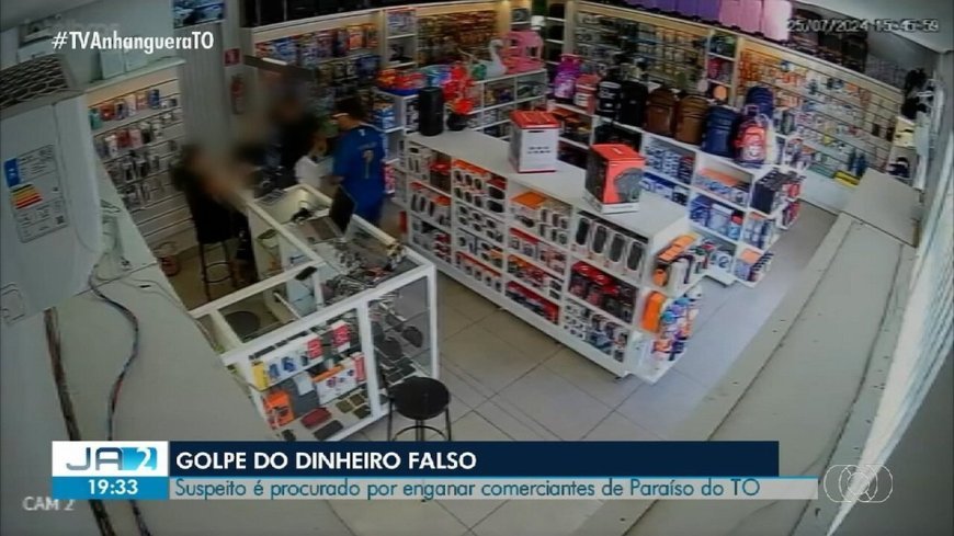 Homem é procurado por usar notas falsas para comprar produtos em Paraíso do Tocantins