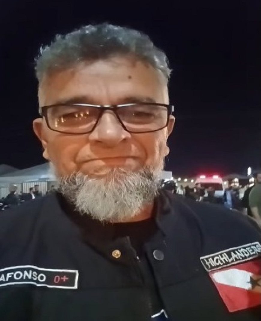 Homenagem emocionante ao motociclista Antônio Afonso de Melo Filho