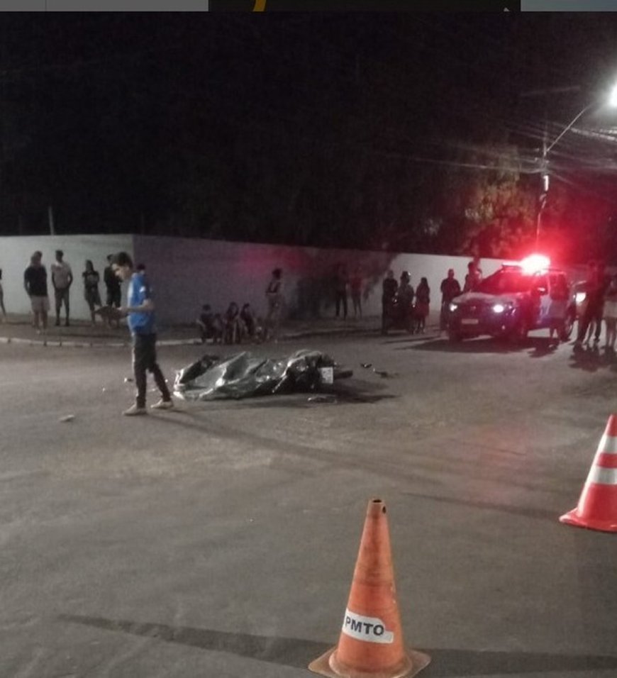 Tragédia em Colinas do Tocantins: Motociclista atropelado por caminhão em fuga