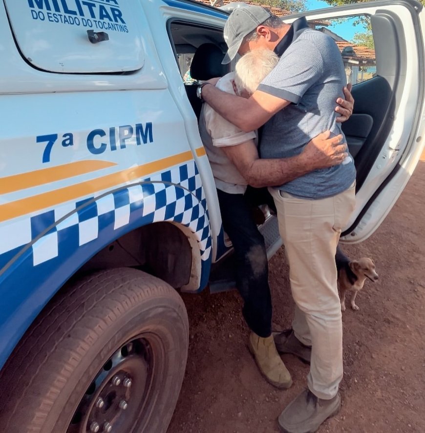 Idoso de 69 anos é encontrado após 36 horas desaparecido na zona rural de Sandolândia.