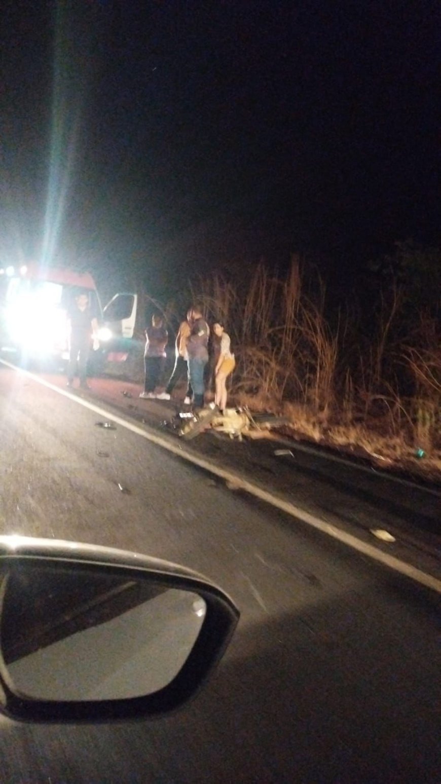 Acidente fatal na BR-153: motociclista falece após colidir com caminhonete