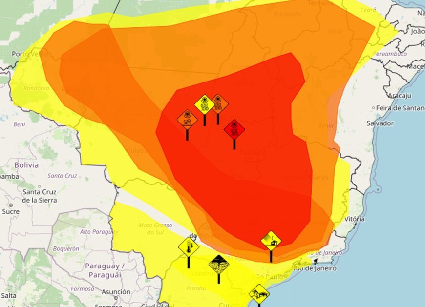 Alerta Vermelho de Perigo ativo para o Tocantins devido à baixa umidade