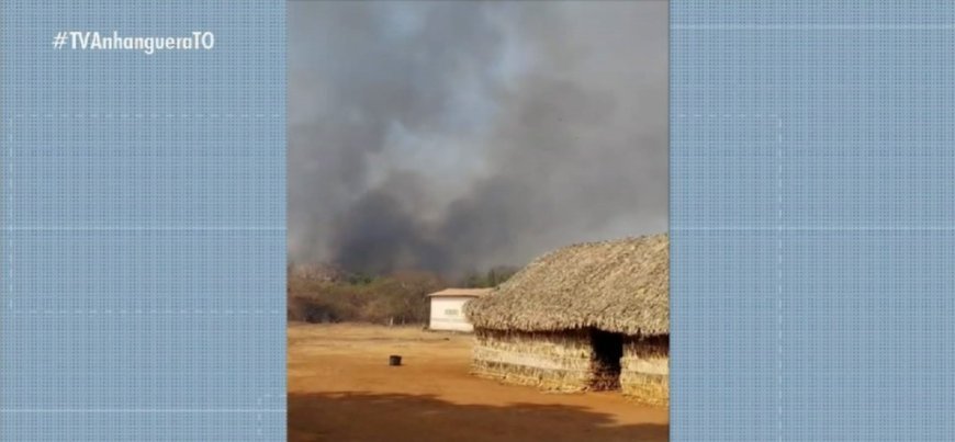 Incêndios ameaçam aldeias indígenas na Ilha do Bananal