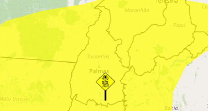 Alerta Amarelo: Tocantins sob risco devido à baixa umidade e altas temperaturas