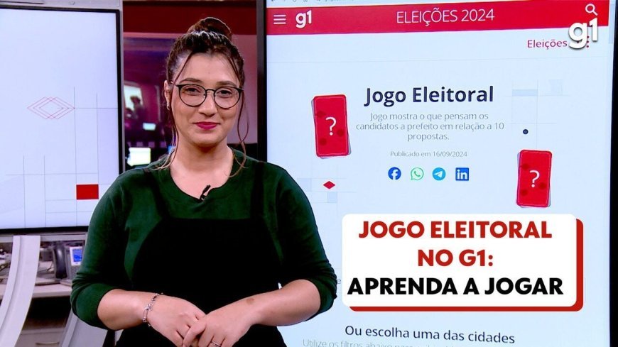 Descubra qual candidato a prefeito de Palmas combina mais com suas ideias no "Jogo Eleitoral 2024" do G1.