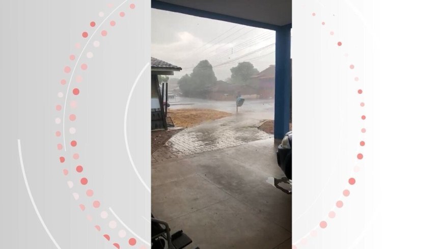 Temporal surpreende moradores de Dois Irmãos-TO após mais de 100 dias sem chuva.