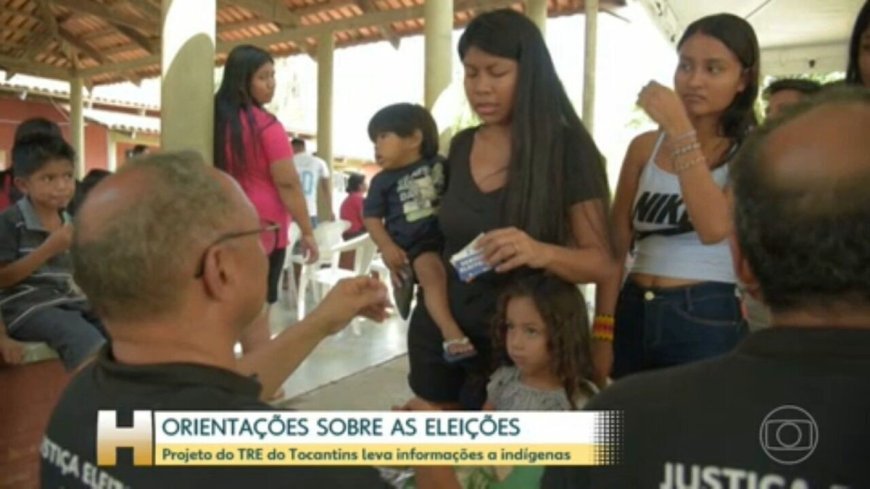 Projeto do TRE do Tocantins distribui cartilhas em línguas indígenas para incentivar participação nas eleições.