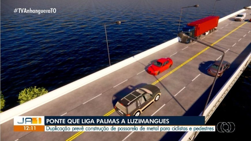 Novidades na Ponte de Palmas: Passarela metálica para pedestres e ciclistas