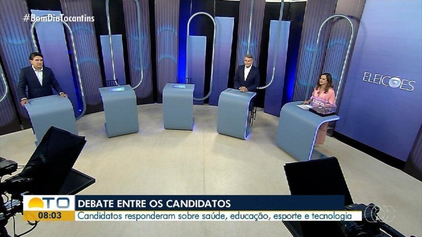 Debate entre candidatos à prefeitura de Palmas: propostas e embates em destaque