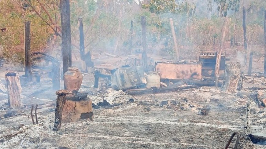 Incêndio no Acampamento Padre Josimo: prejuízos para 20 famílias em Tocantins